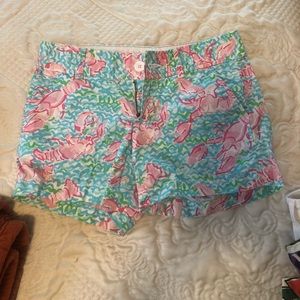 Lilly Pulitzer Callahan Lobster Shorts